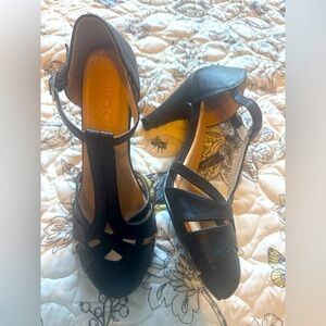 Closed Toe Buckle Heels